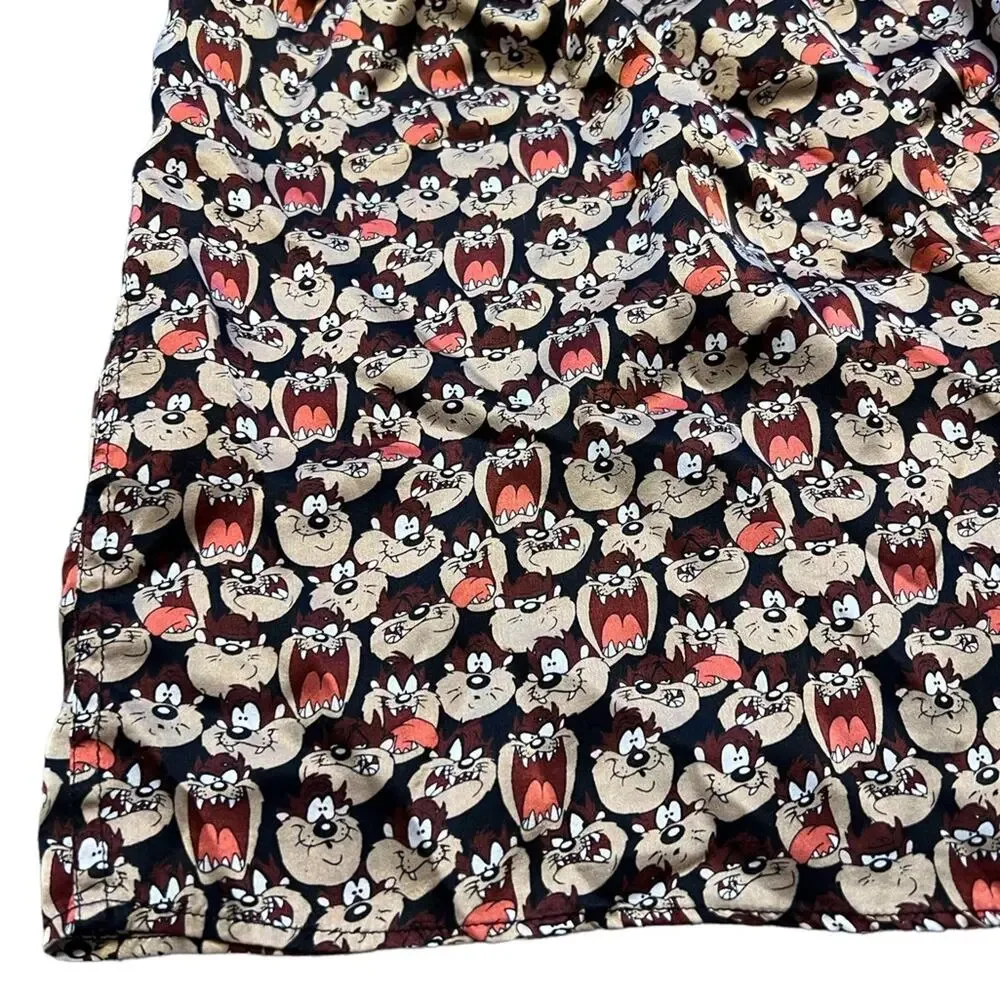 Looney Tunes Taz Tasmanian Devil All Over Vintage 90s 1996 Silk Boxers Mens XL